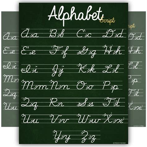 Alphabet Alphabet In Script Writing - Alphabet In Script Writing