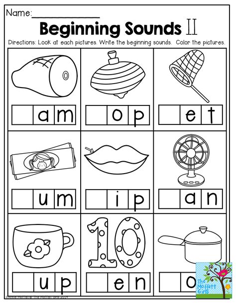 Alphabet Archives Miss Kindergarten First Sound Fluency Activities - First Sound Fluency Activities