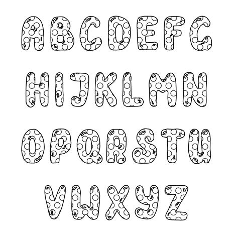 Alphabet Bubble Letter Printable 21 Free Amp Premium Alphabet In Bubble Letters - Alphabet In Bubble Letters