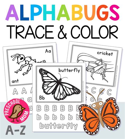 Alphabet Bug Worksheets Preschool Mom Insect Worksheets For Preschool - Insect Worksheets For Preschool