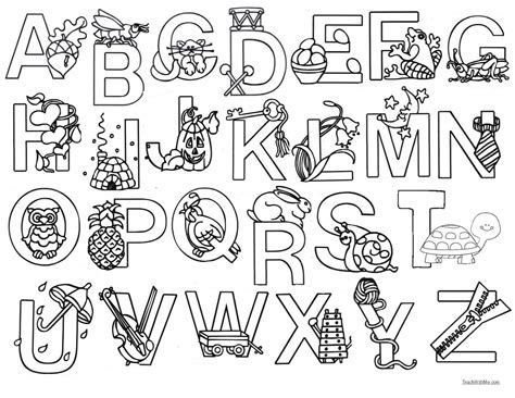 Alphabet Coloring Pages Custom Paint By Numbers Color By Number Alphabet - Color By Number Alphabet
