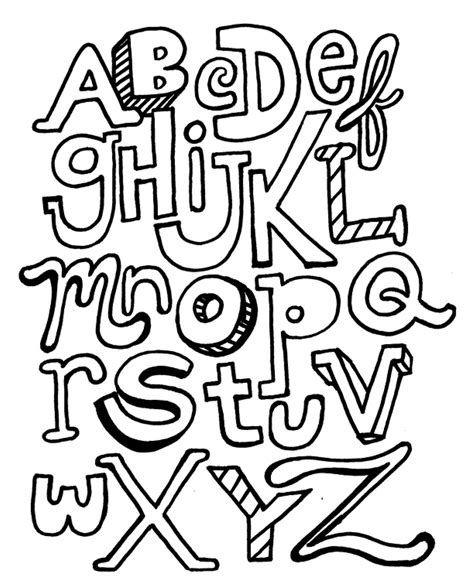 Alphabet Coloring Pages Printable Number And Letter Stencils Letter A To Color - Letter A To Color
