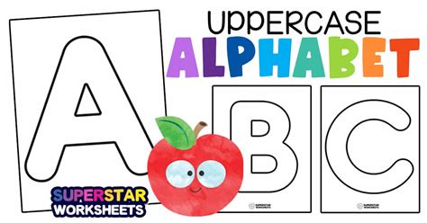 Alphabet Flashcards Superstar Worksheets Uppercase And Lowercase Alphabet Chart - Uppercase And Lowercase Alphabet Chart