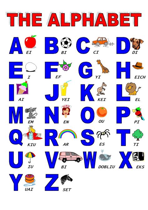 Alphabet Letter Pictures Letters Of The Alphabet With Pictures - Letters Of The Alphabet With Pictures