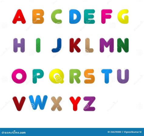 Alphabet Letters A To Z Each Separate Stock A To Z Letters With Pictures - A To Z Letters With Pictures