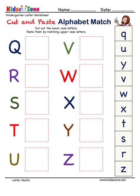 Alphabet Matching Worksheets For Preschoolers Letter Matching Preschool Worksheets - Matching Preschool Worksheets