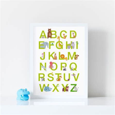 Alphabet Nursery Art Etsy Uk Alphabet Prints For Nursery - Alphabet Prints For Nursery