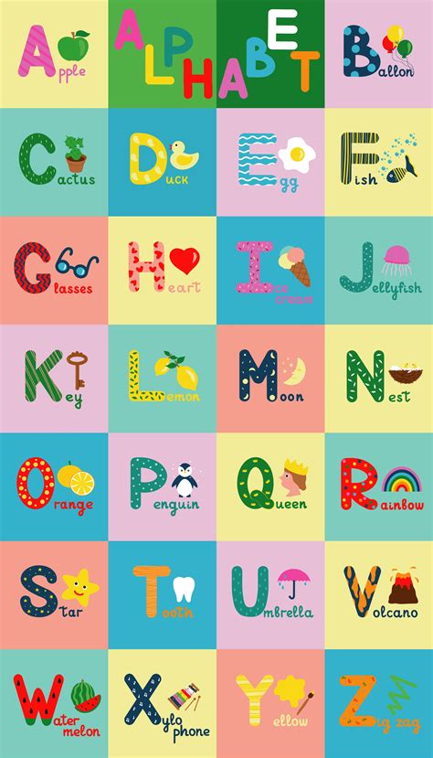 Alphabet Pictures For Kids   Letters Alphabet Pictures Royalty Free Images Shutterstock - Alphabet Pictures For Kids