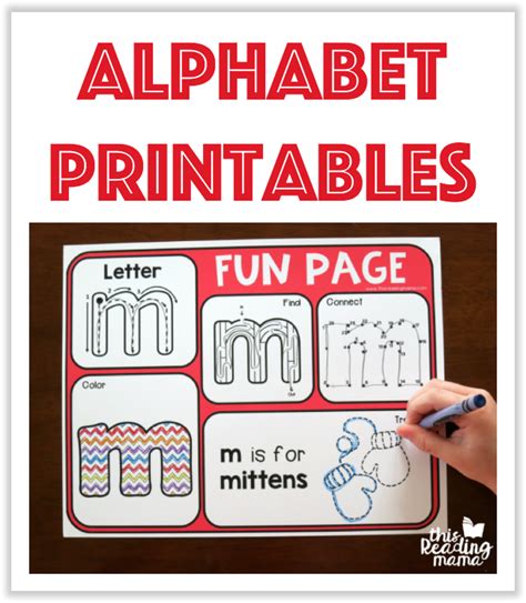 Alphabet Printables From This Reading Mama Printable Alphabet Phonics Sounds Chart - Printable Alphabet Phonics Sounds Chart