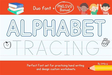 Alphabet Tracing Font