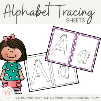 alphabet tracing foundation font