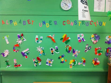 Alphabet Under Construction Activities