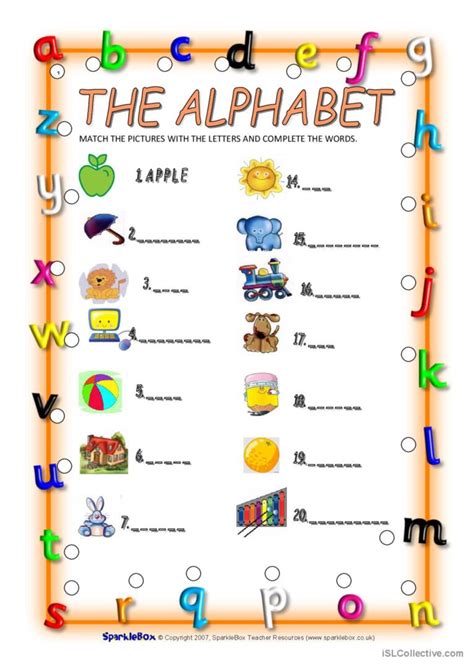 Alphabet Worksheets English Exercises Esl Small Abcd In English Copy - Small Abcd In English Copy