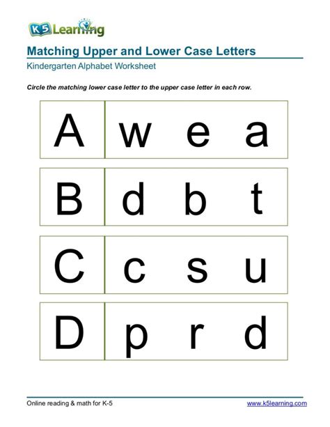 Alphabet Worksheets K5 Learning Abc First Grade - Abc First Grade