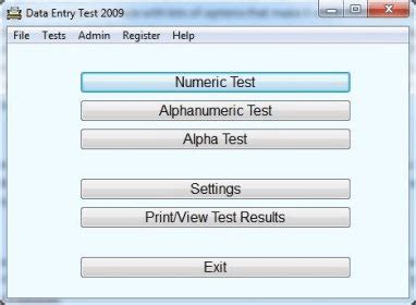Alphanumeric Typing Test