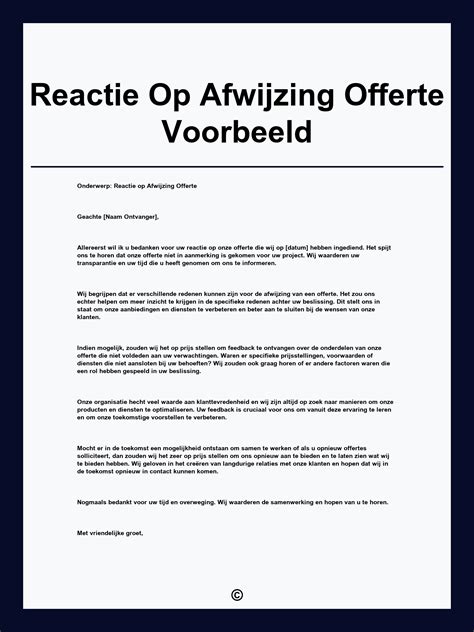 als reactie op