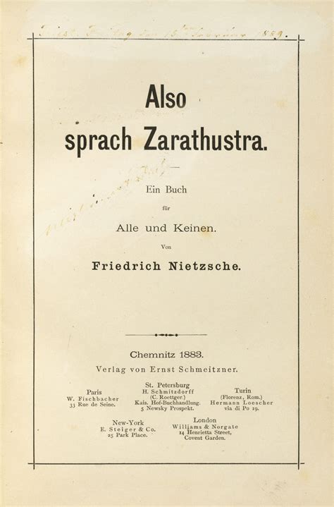 Also Spoke Zarathustra