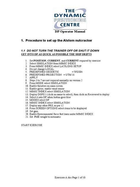 alstom dp manual