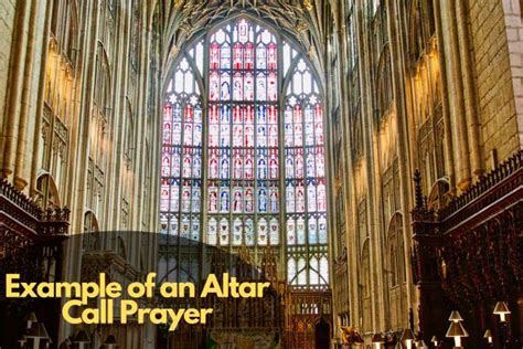 Altar Call Prayer Samples