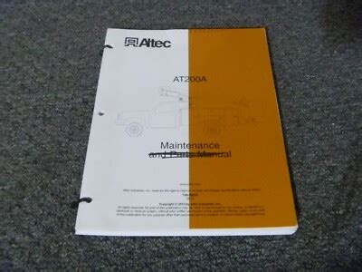Altec At200a Manual