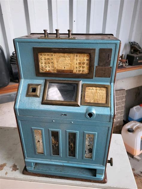 alter spielautomat deko flas