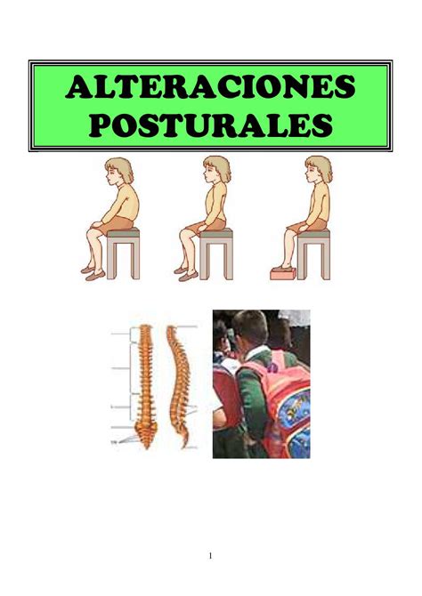 alteraciones posturales en adolescentes pdf