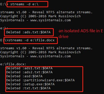 Alternate Data Streams Forensics
