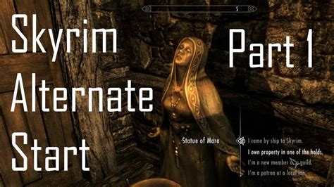 Alternate Start Skyrim