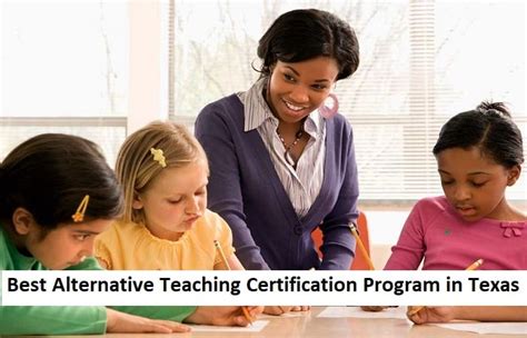 alternative teaching certification texas