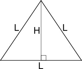 Altezza Del Triangolo Equilatero