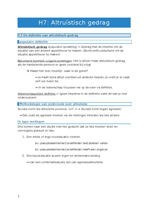 altruïstisch gedrag