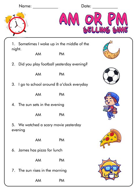 Am Or Pm Lessons Worksheets And Activities Am Or Pm Worksheet - Am Or Pm Worksheet