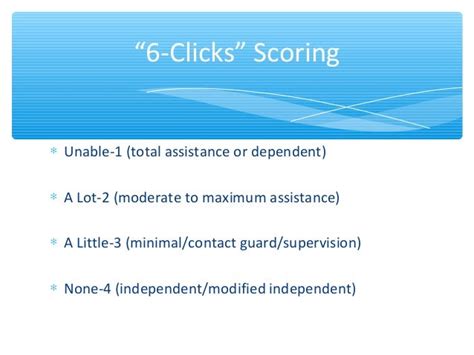 Read Online Am Pac 6 Clicks Scoring 