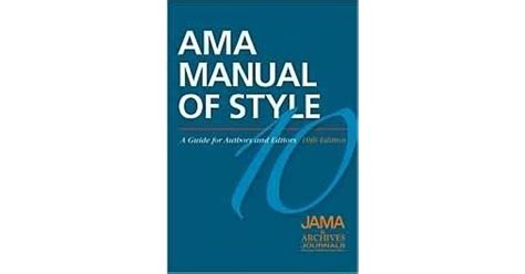 Read Ama Manual Style 10Th Edition Themanhasset Press 