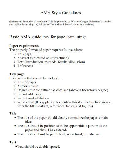 Full Download Ama Style Sample Paper 
