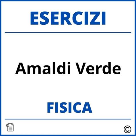 Amaldi Esercizi