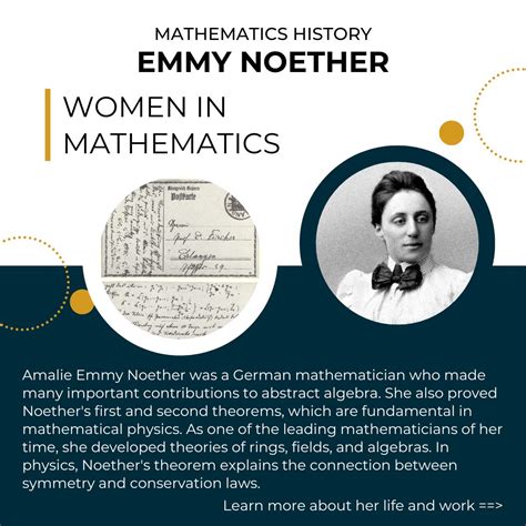amalie noether contributions to math