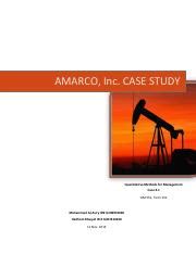 Read Amarco Inc Case Study 