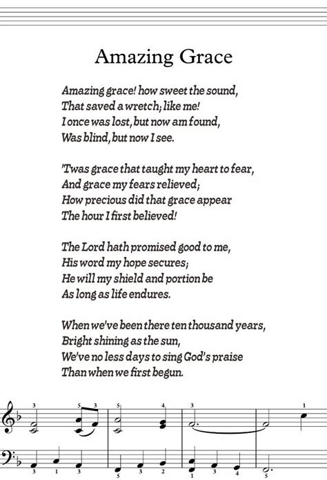 Amazing Grace Lyrics