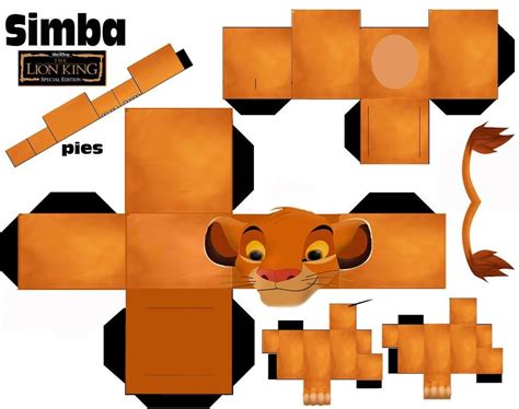 Amazing Lion King Crafts Simba Paper Craft Craftythinking Lion Paper Bag Craft - Lion Paper Bag Craft