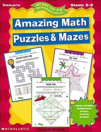 Read Amazing Math Puzzles And Mazes All Mixed Up Answers 