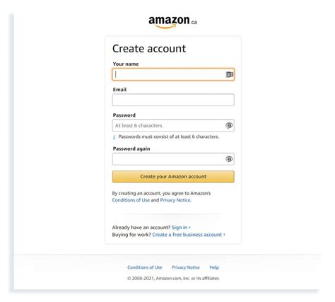 Amazon Ca Account