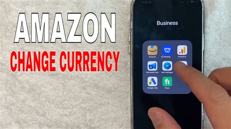 Amazon Change Currency