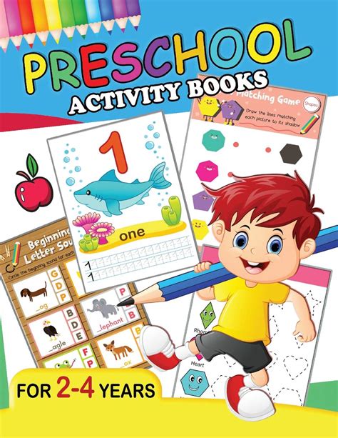 Amazon Com Activity Book For Kindergarten Activity Books For Kindergarten - Activity Books For Kindergarten