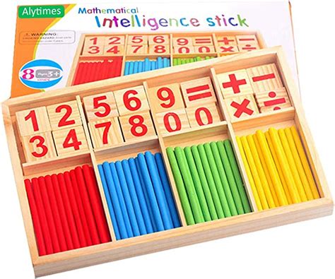 Amazon Com Alytimes Counting Stick Calculation Math Educational Math Toy Box - Math Toy Box