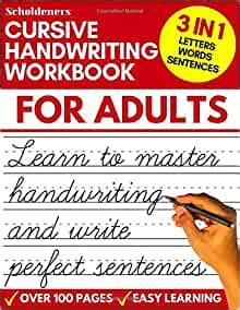 Amazon Com Cursive Writing Books Cursive Writing Book For Beginners - Cursive Writing Book For Beginners