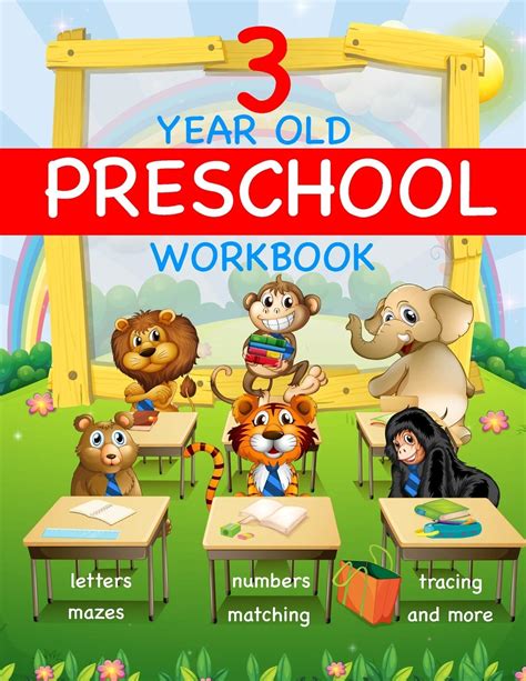 Amazon Com Learning Workbooks For 3 Year Olds Preschool Workbooks For 3 Year Olds - Preschool Workbooks For 3 Year Olds