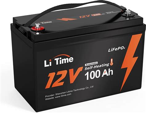 Amazon Com Litime 12v 100ah Self Heating Lifepo4 Lifepo4 Heizmatte 12v - Lifepo4 Heizmatte 12v