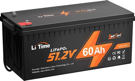 Amazon Com Litime 48v 60ah Golf Cart Lifepo4 Lifepo4 Battery For Golf Cart - Lifepo4 Battery For Golf Cart