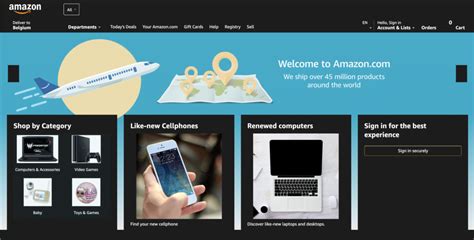Amazon Dark Mode Website